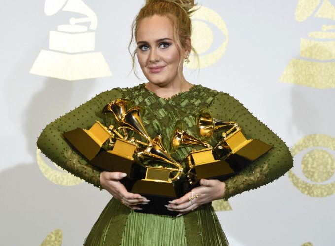 Wallpaper Adele, Grammy 2017, Grammy Awards, winner, dress, Music 8934420000